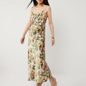 PIETRO BRUNELLI MATERNITY SILK SLIP DRESS (Size Small)